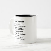 Mug pour ceux qui ont de l'adhd (Devant gauche)