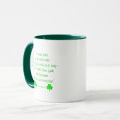 Mug Pour chaque pétale sur le shamrock... (Devant gauche)
