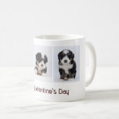 Mug pour chien de la Saint-Valentin – Ajoutez les (Devant droit)