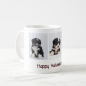 Mug pour chien de la Saint-Valentin – Ajoutez les (Devant gauche)