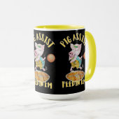 MUG POUR COCHON DE BASKETBALL ASSISTÉ (Devant droit)
