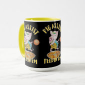 MUG POUR COCHON DE BASKETBALL ASSISTÉ (Devant gauche)