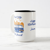 Mug pour conducteur de bus à la retraite – Cadeau (Devant gauche)