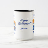 Mug pour conducteur de bus à la retraite – Cadeau (Centre)