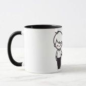 Mug pour couple mignon “Unis par l'amour” (Gauche)