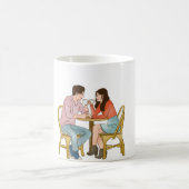 Mug pour couple romantique de luxe mignon (Centre)