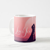 Mug pour couple romantique | “Je t'aime pour toujo (Devant gauche)
