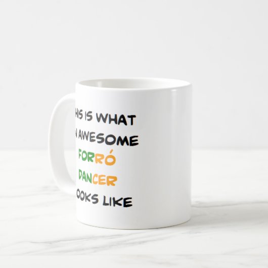 Mug pour danseur, génial (Devant gauche)