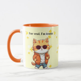Mug Pour de vrai, je suis iconique | Citation drôle de