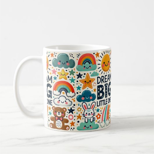 Mug pour enfants motivationnels - Dream Big (Gauche)