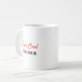 Mug pour Enseignant - Oubliez la Pomme (Devant gauche)