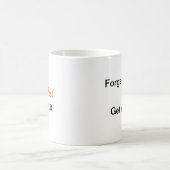Mug pour Enseignant - Oubliez la Pomme (Centre)