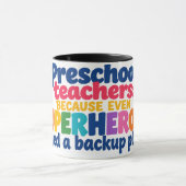 Mug pour Enseignants Parce que même Mug pour Ensei (Centre)