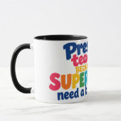 Mug pour Enseignants Parce que même Mug pour Ensei (Gauche)