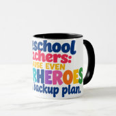 Mug pour Enseignants Parce que même Mug pour Ensei (Devant droit)