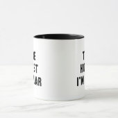 Mug Pour être honnête, je suis un menteur (Centre)