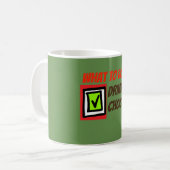 Mug Pour faire la liste chocolat (Devant gauche)