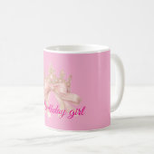 Mug pour fille d'anniversaire (Devant droit)
