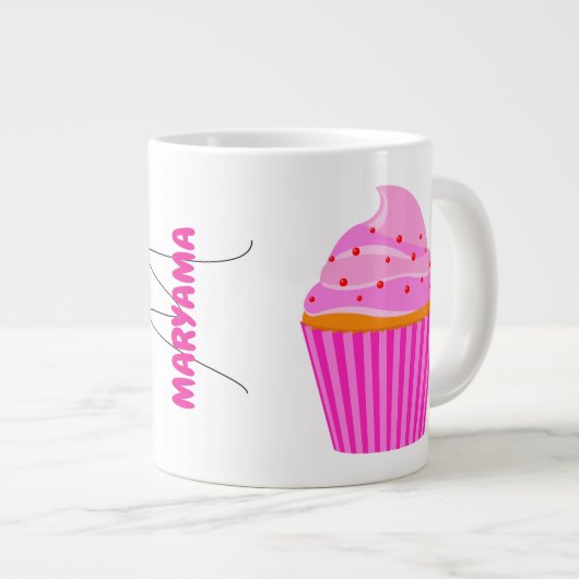 Mug pour gâteaux micro-ondes (Nom, idée de cadeau (Devant droit)
