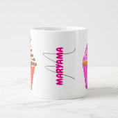 Mug pour gâteaux micro-ondes (Nom, idée de cadeau (Devant)