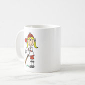 Mug pour joueuse de softball fille (Devant gauche)