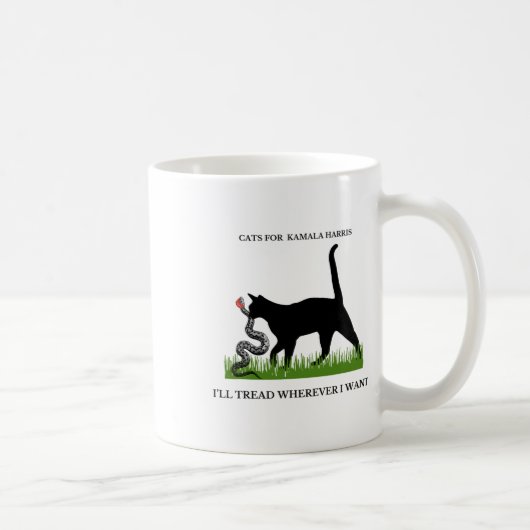 Mug Pour Kamala Harris, Je Vais Parcourir Où Je Veux (Droite)
