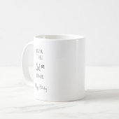 Mug Pour la 61e fois Joyeux Anniversaire (Devant gauche)