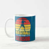 Mug Pour la batte de jeu de saison préférée de basebal (Gauche)
