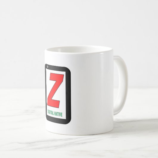 Mug pour la génération Z (Devant droit)
