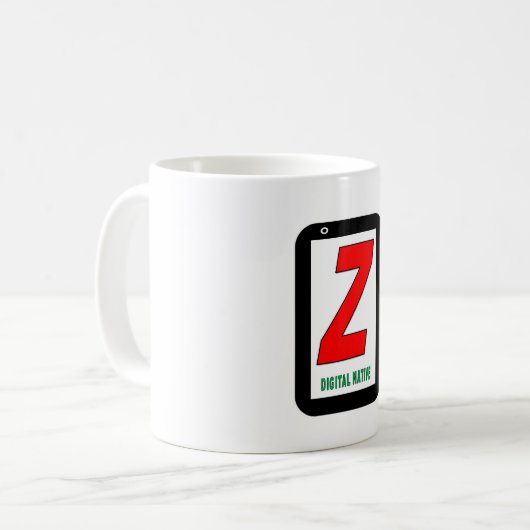Mug pour la génération Z (Devant gauche)