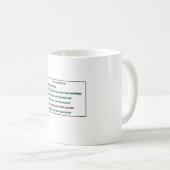 Mug pour la génération Z (Devant droit)