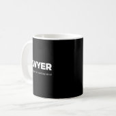 Mug Pour la lecture de facturation d'avocat (Devant gauche)