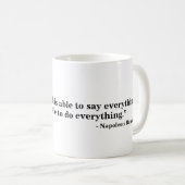 Mug pour la liberté d'expression - Citation 32 (Devant droit)