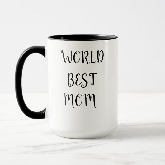 Mug pour la meilleure maman du monde (Gauche)