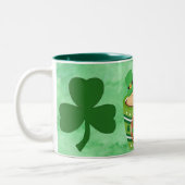 Mug pour la Saint Patrick avec une image au chocol (Gauche)