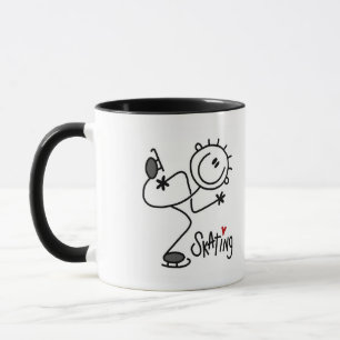 Mug Pour l'amour des T-shirts de patinage et des cadea