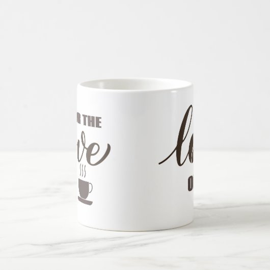 Mug Pour l'amour du café (Centre)