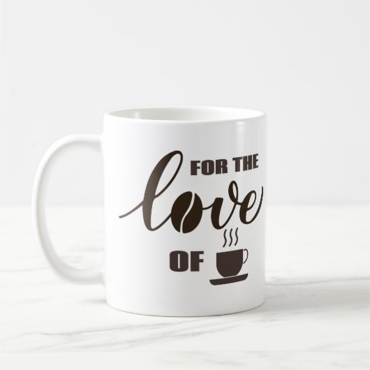 Mug Pour l'amour du café (Gauche)