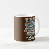 Mug Pour l'anniversaire de mon père dans le ciel toujo (Devant droit)