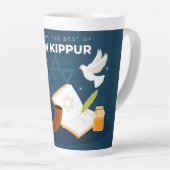 Mug pour Latte Yom Kippour (Angle droit)