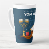 Mug pour Latte Yom Kippour (Angle gauche)