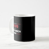 Mug Pour le premier Mensch Kamala Doug 2024 (Devant gauche)
