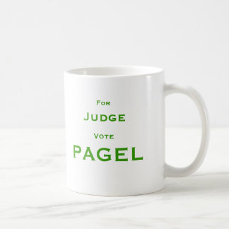 Mug Pour le vote Pagel de juge