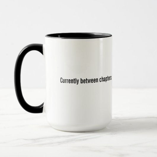 Mug pour lecteur drôle - Actuellement entre les ch (Gauche)