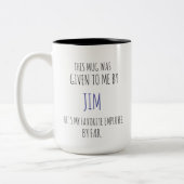Mug pour l'employé préféré – Cadeau drôle pour le (Gauche)