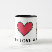 Mug pour les amoureux de chiens Cocker Spaniel (Centre)