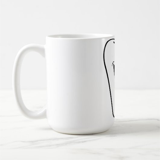 Mug pour les dentistes Café Mug (Gauche)