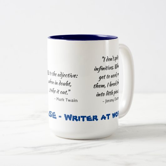 Mug pour les écrivains (2) (Devant droit)