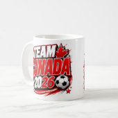 Mug pour les fans de soccer ÉQUIPE CANADA 2026 | C (Devant gauche)