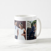Mug pour les jeunes mariés avec photo du mariage (Devant droit)